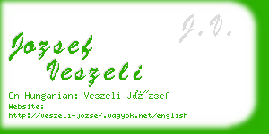 jozsef veszeli business card